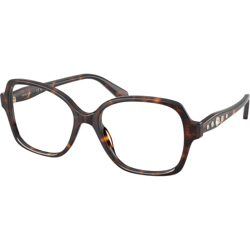 Swarovski SK2063 1002 Montures Optiques Carrées Écaille