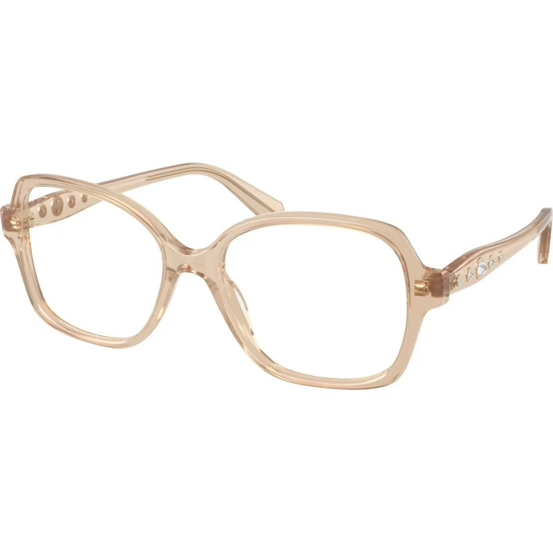 Swarovski SK2063 1034 Lunettes de vue carrées en acétate beige