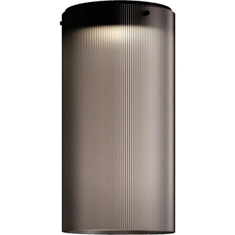 Giass 25 Plafonnier Smokey Grey Kundalini - Design Verre Strié