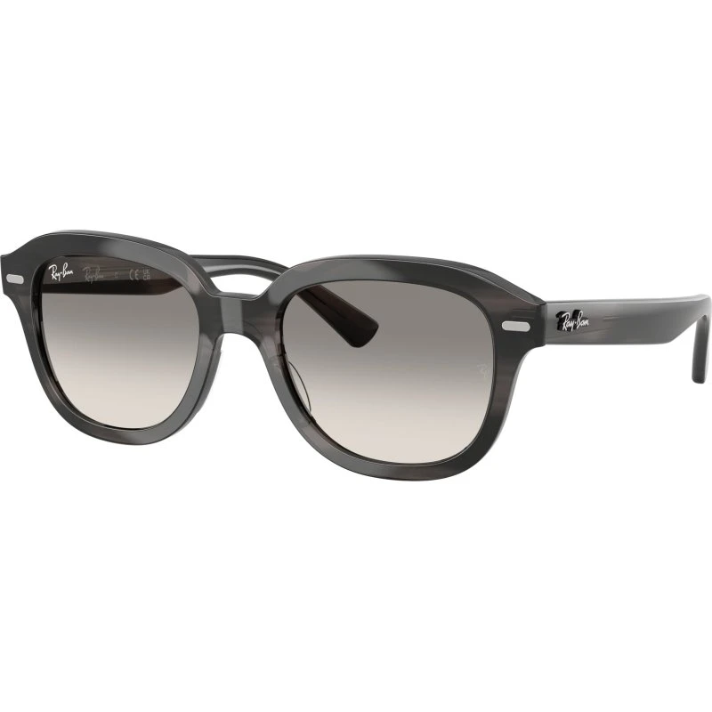Ray-Ban RB4398 Erik - Lunettes de soleil carrées unisexes grises