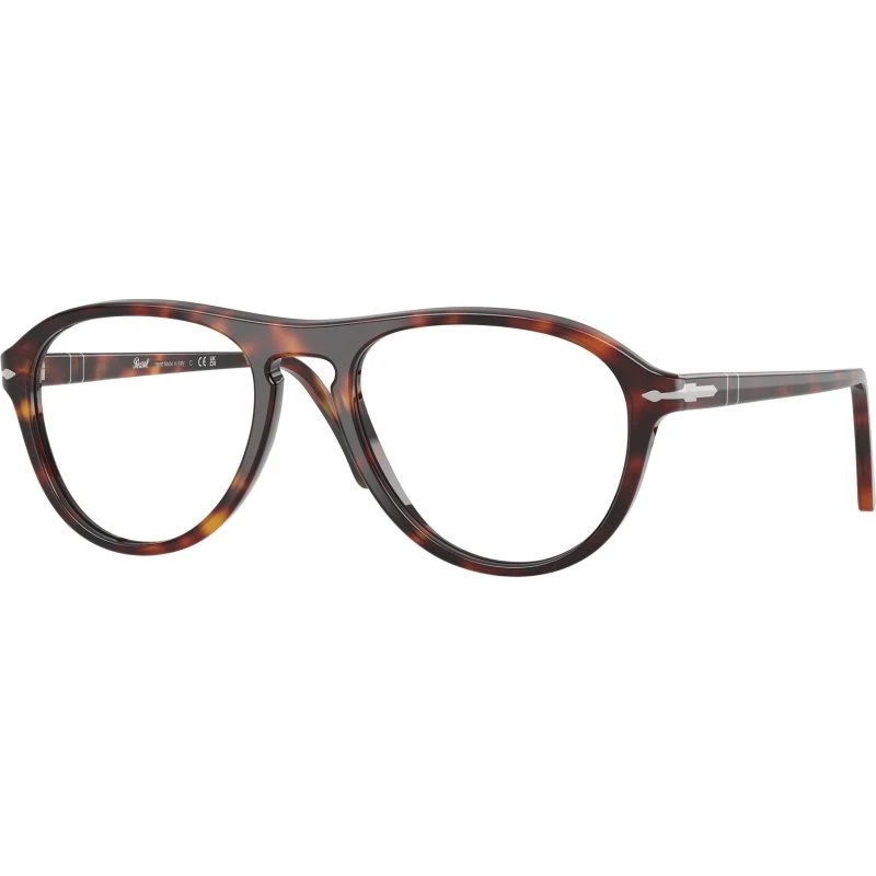 Persol PO3371V Lynn Lunettes Optiques Aviateur Acétate Écaille