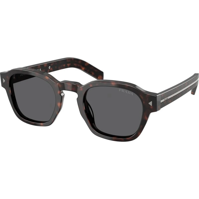 Prada Homme PR A16S 17N731 Lunettes de Soleil Pantos Écaille et Gris