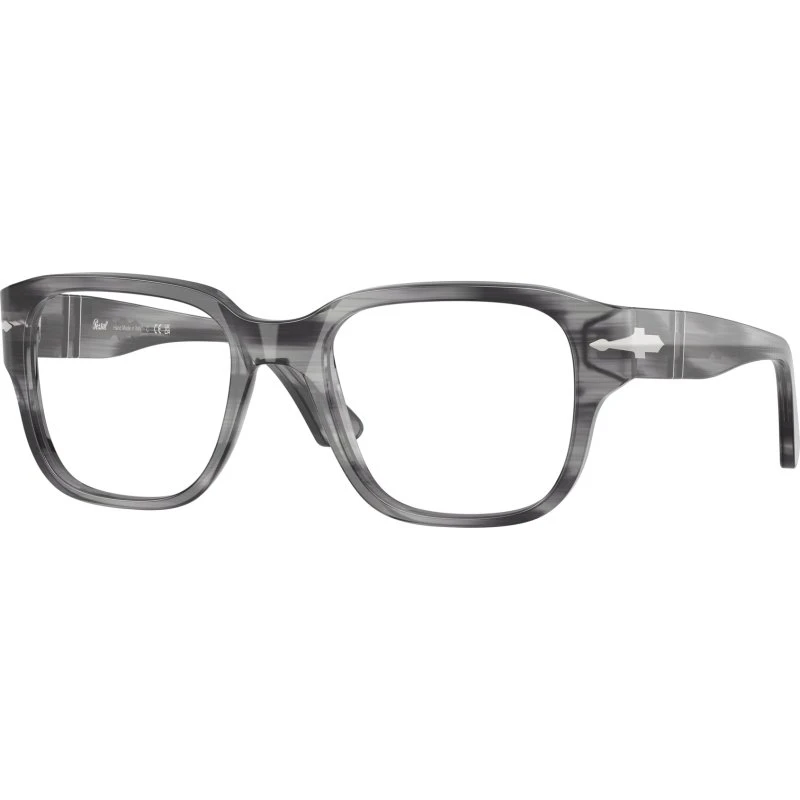 Persol PO3374V 1192 Montures Optiques Carrées en Acétate Gris