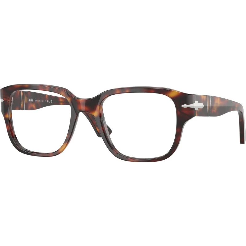 Persol PO3374V Lunettes Optiques Carrées en Acétate Écaille