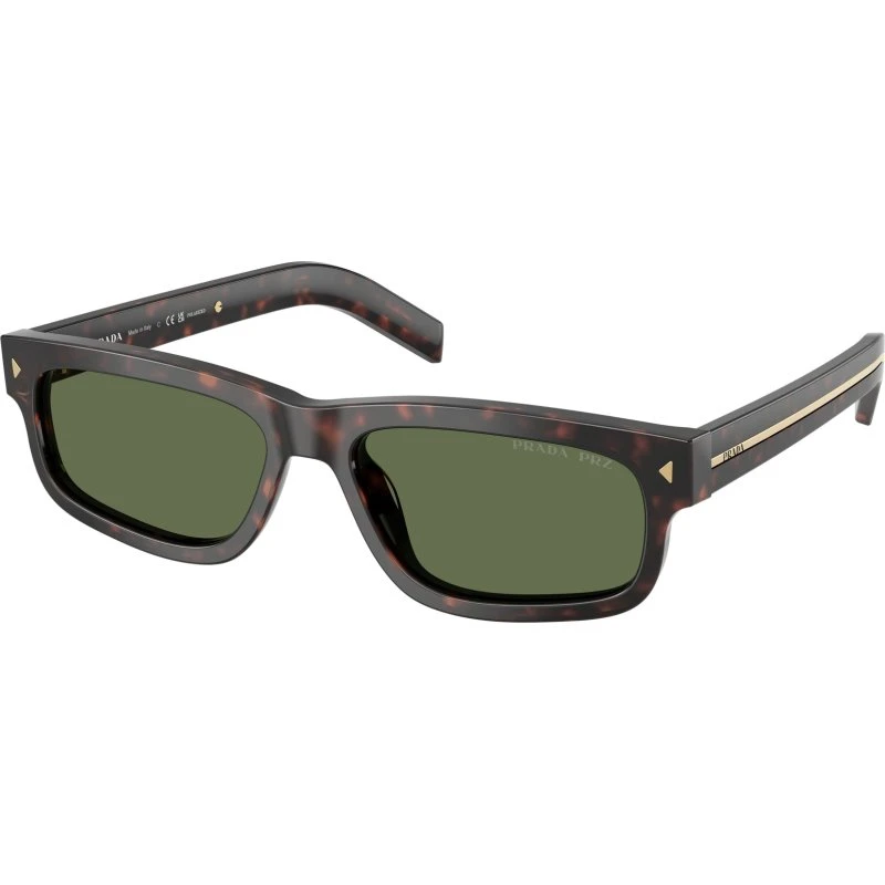 Prada Homme PR B11S Lunettes de soleil Carrées Écaille Tortue