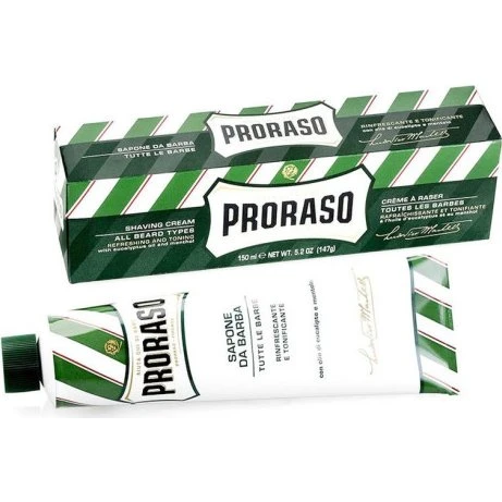 Proraso Crème à Raser Rafraîchissante Vert 150 ml