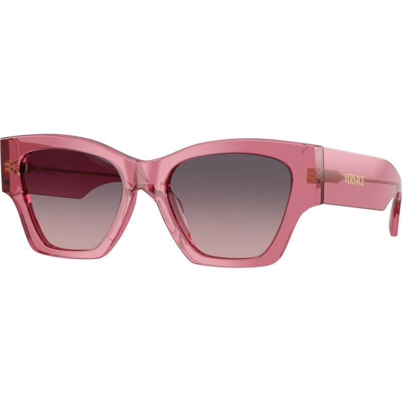 Versace VE4492U Lunettes de Soleil Carrées Rose pour Femme