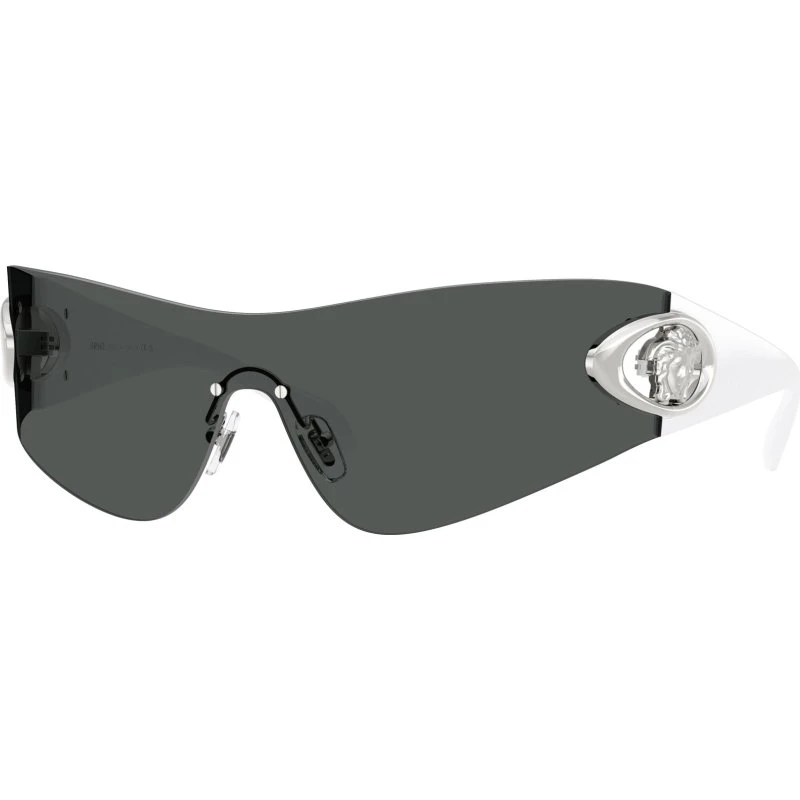 Versace Homme VE2280 Lunettes de Soleil Métal Gris