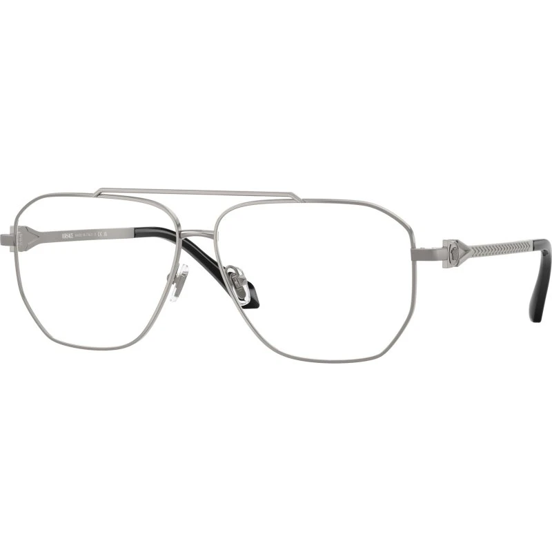 Versace Homme VE1307 1001 Montures Optiques Pilote Métal Gris