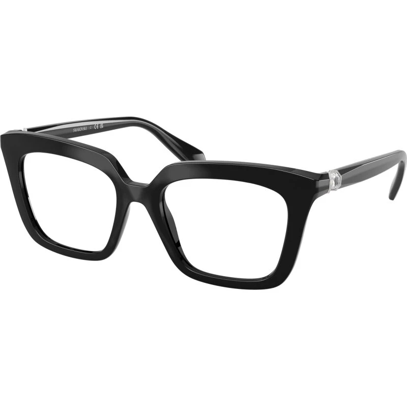 Swarovski SK2043 1038 Lunettes Optiques Carrées en Acétate Noir