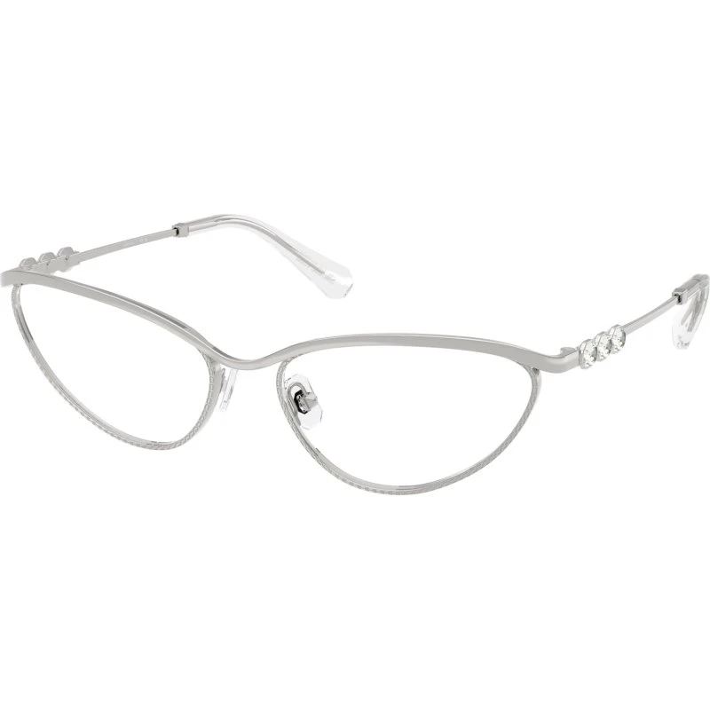 Swarovski SK1027 4001 Montures Optiques Cat Eye Argent