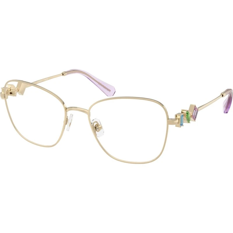 Swarovski SK1025 403M - Montures Optiques Géométriques en Métal Or