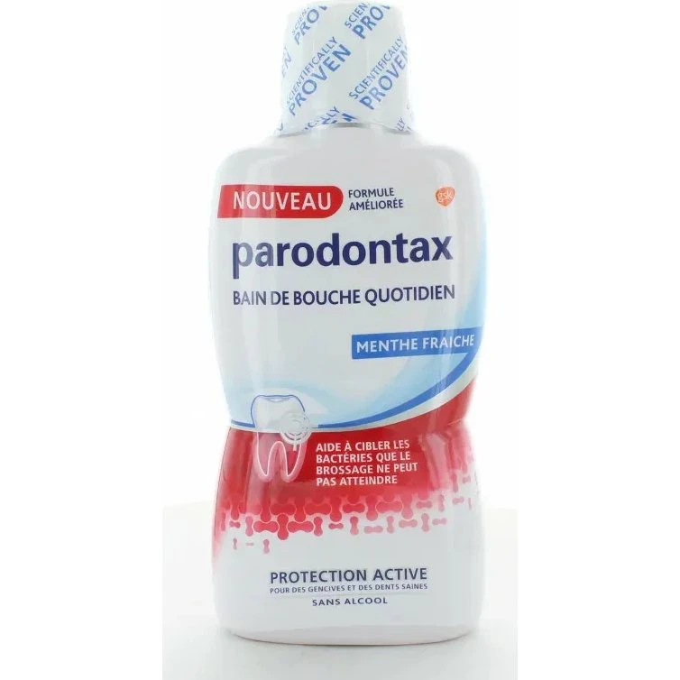 Parodontax Bain de Bouche 500ml Menthe Extra Fraîche