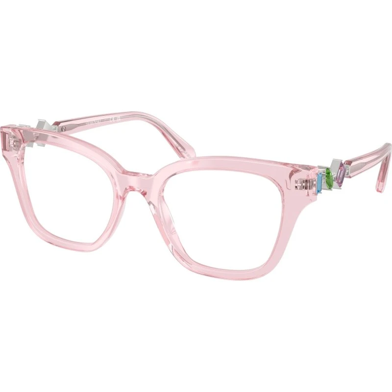 Swarovski SK2048 3001 Lunettes Optiques Carrées en Acétate Rose