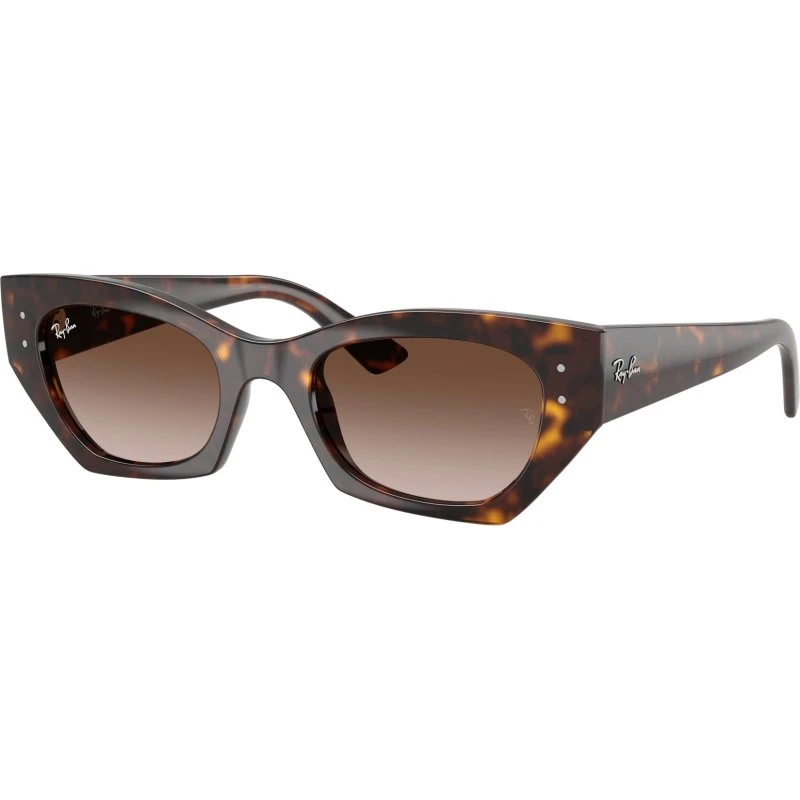 Ray-Ban RB4430 Zena - Lunettes de soleil géométriques marron