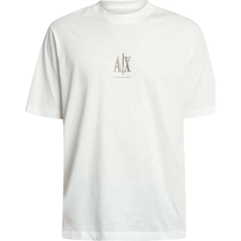 A|X Armani Exchange T-shirt Col Ras Blanc XXL