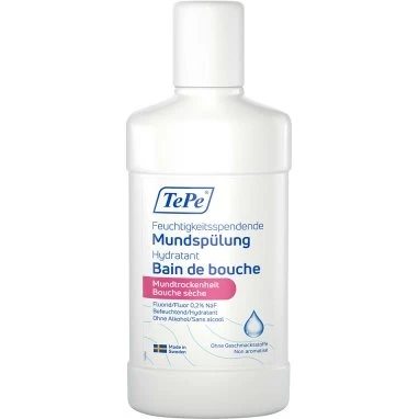 TePe Bain de Bouche Hydratant Pour Bouche Sèche Sans Parfum