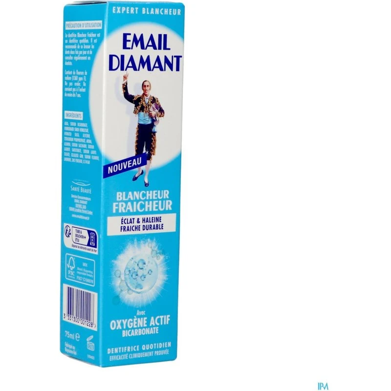 Email Diamant Dentifrice Blancheur Fraîcheur 75ml