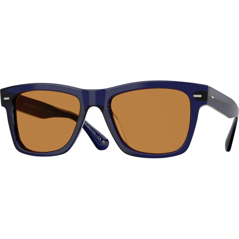 Oliver Peoples OV5393SU Homme - Lunettes de soleil Carrées Bleu/Orange