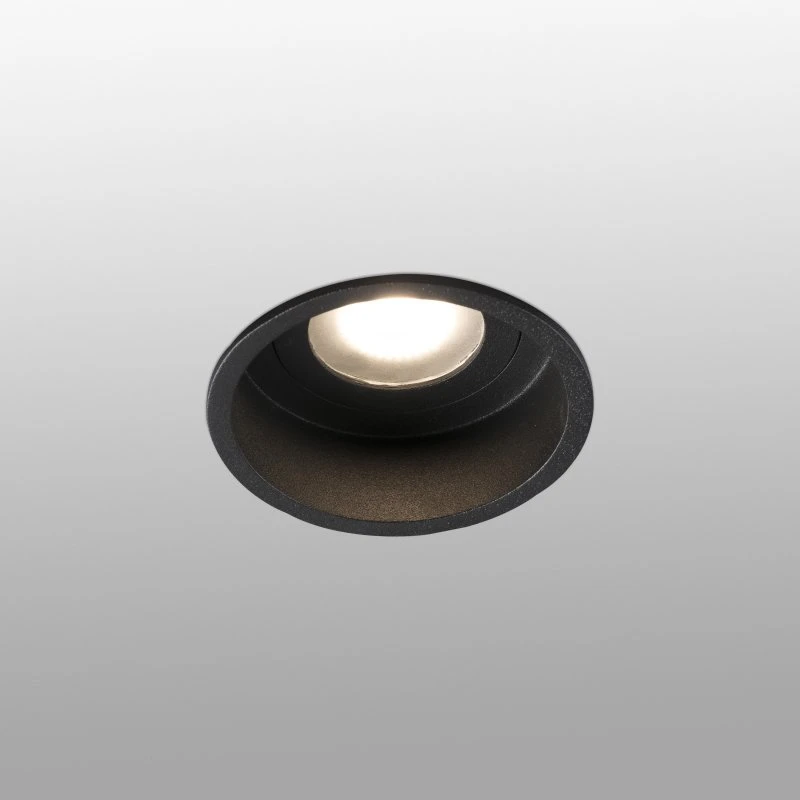 Faro Barcelona Spot encastré Hyde Noir IP44