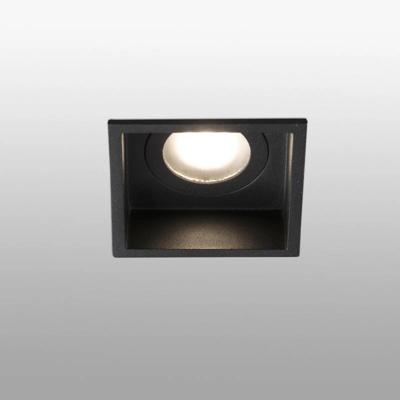 Faro Barcelona Spot Encastré Hyde Noir IP44