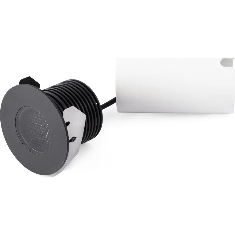 Faro Barcelona Spot encastré LED noir Ø 8 cm