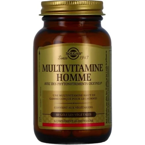 Solgar Multivitamine Homme 60 Gélules Végétales