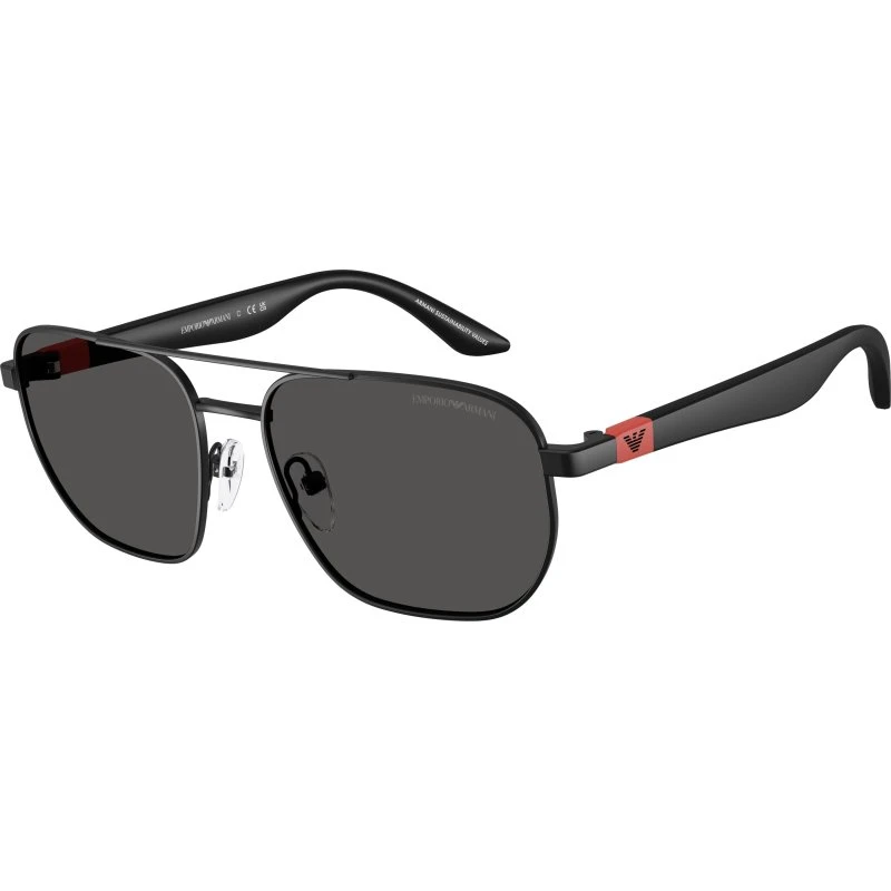 Emporio Armani Enfant Lunettes de Soleil EK2003 Métal Noir