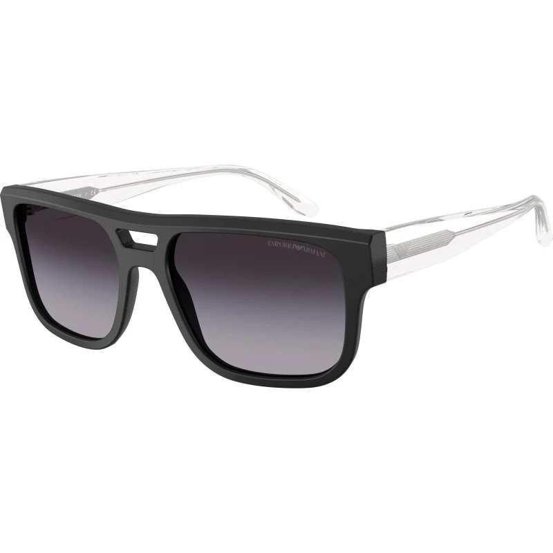 Emporio Armani EA4197 Lunettes de Soleil Homme - Noir et Gris