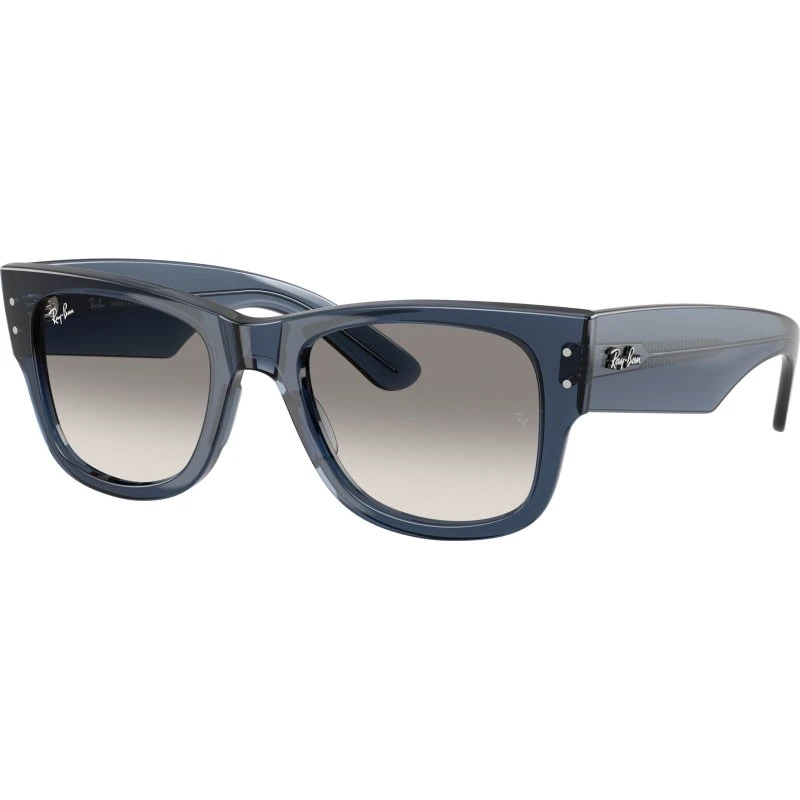 Ray-Ban RB0840S Mega Wayfarer Lunettes de Soleil Bleu Gris