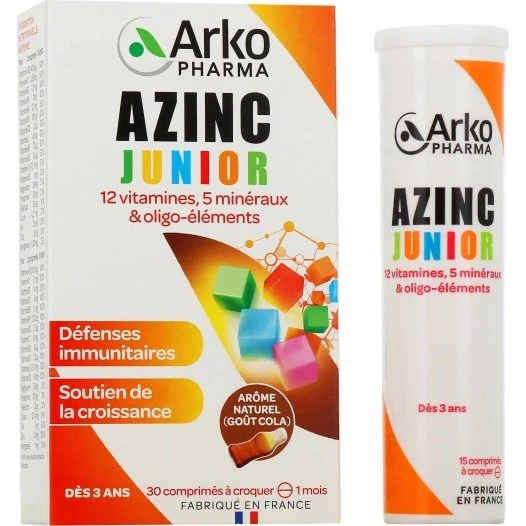 Arkopharma Azinc Vitalité Junior Goût Cola