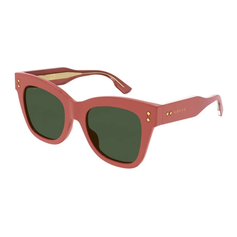 Gucci GG1082S 004 Lunettes de soleil Cat Eye Rose et Vert