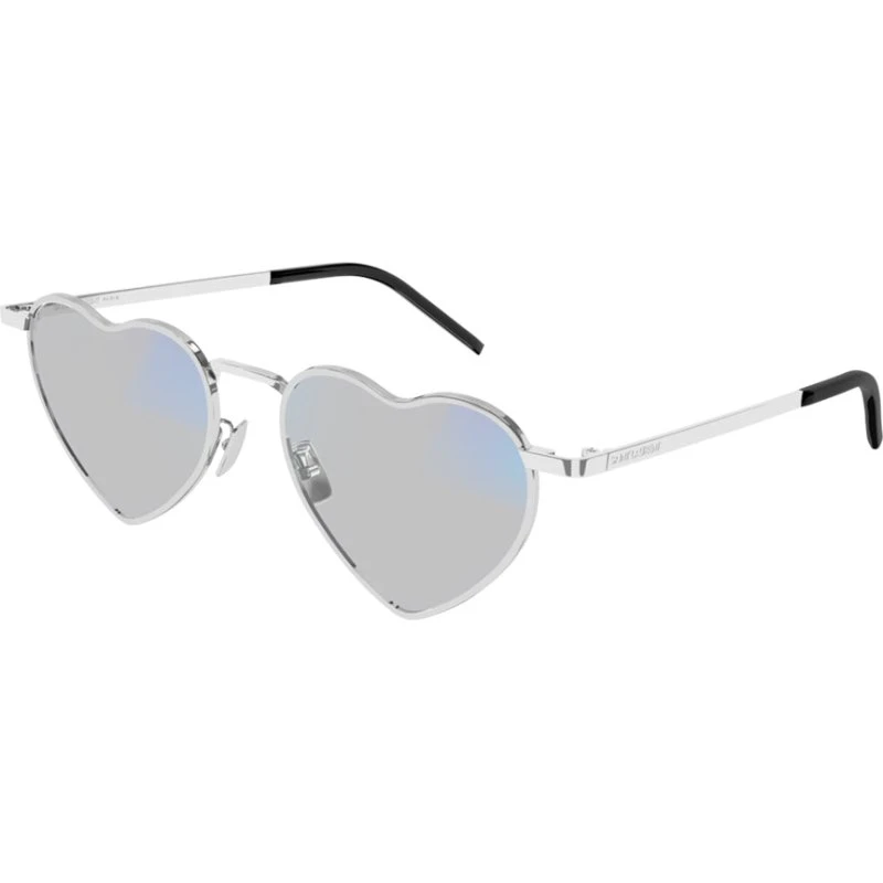 Saint Laurent Lunettes de Soleil SL 301 Loulou 013 Argent Géométrique