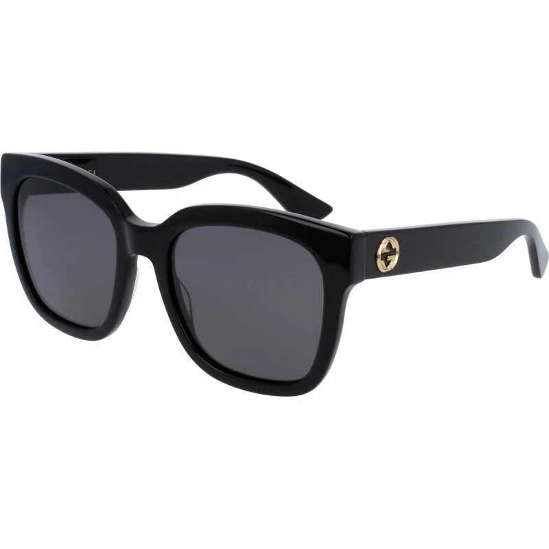 Gucci Lunettes de soleil GG0034SN 001 Carré Noir et Gris