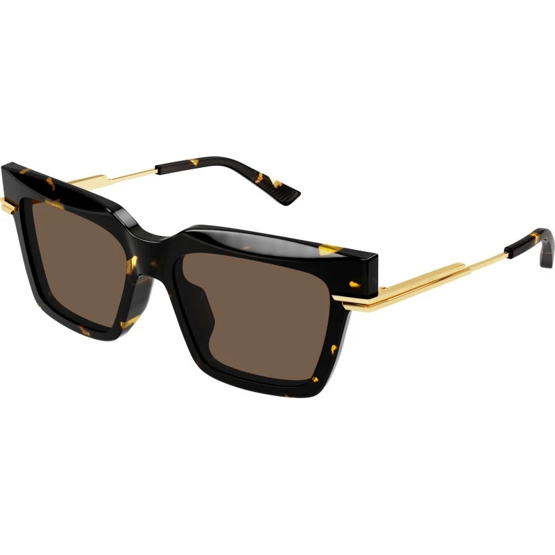 Bottega Veneta BV1242S 002 Lunettes de soleil Papillon Havana