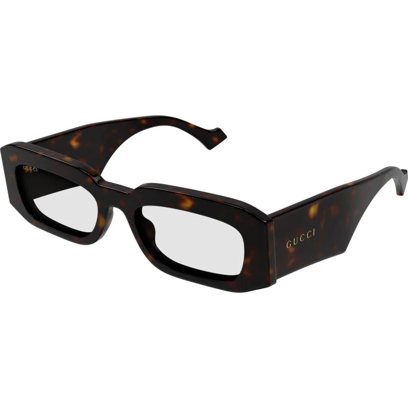 Gucci Homme GG1426S 005 Lunettes de soleil Carré Havane Transparent