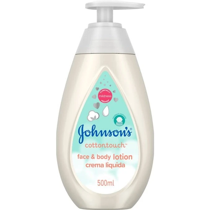 Johnson's Baby CottonTouch Lotion Visage & Corps 500 ml