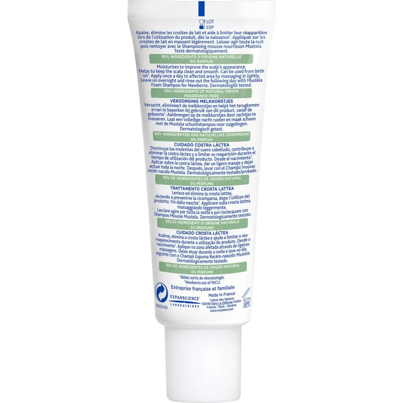 Mustela Soin Croûtes de Lait 95% naturel