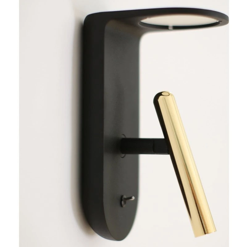 Stilnovo Applique murale LED 2Nights_W2 - Noir et Or