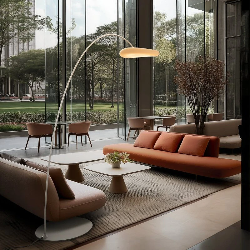 Stilnovo Lampadaire arqué LED Mr. Magoo, dimmable, 198,5 cm