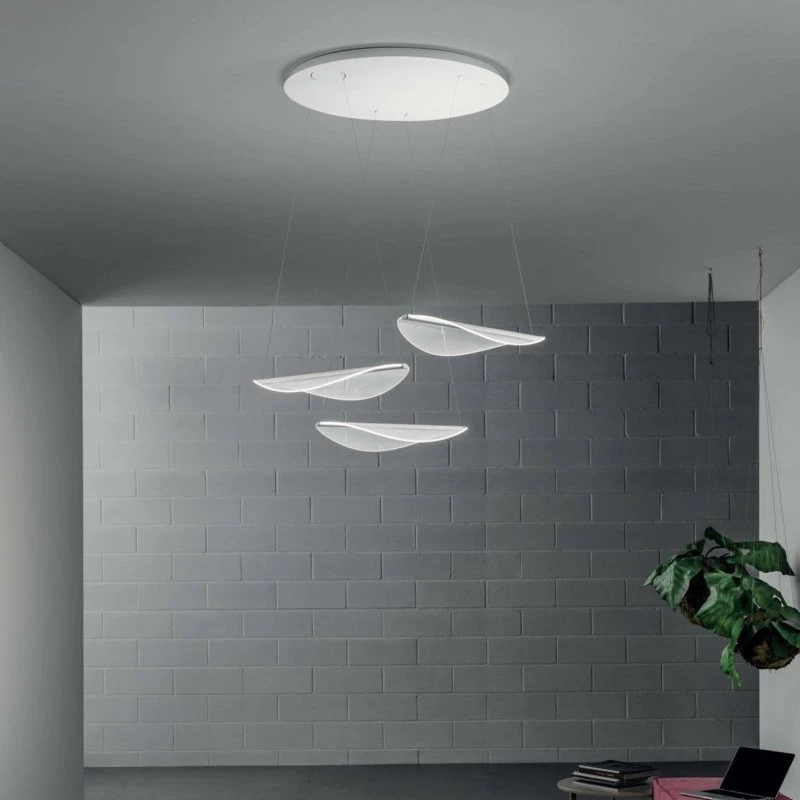 Stilnovo Diphy - Suspension LED 3 lampes DALI-Push