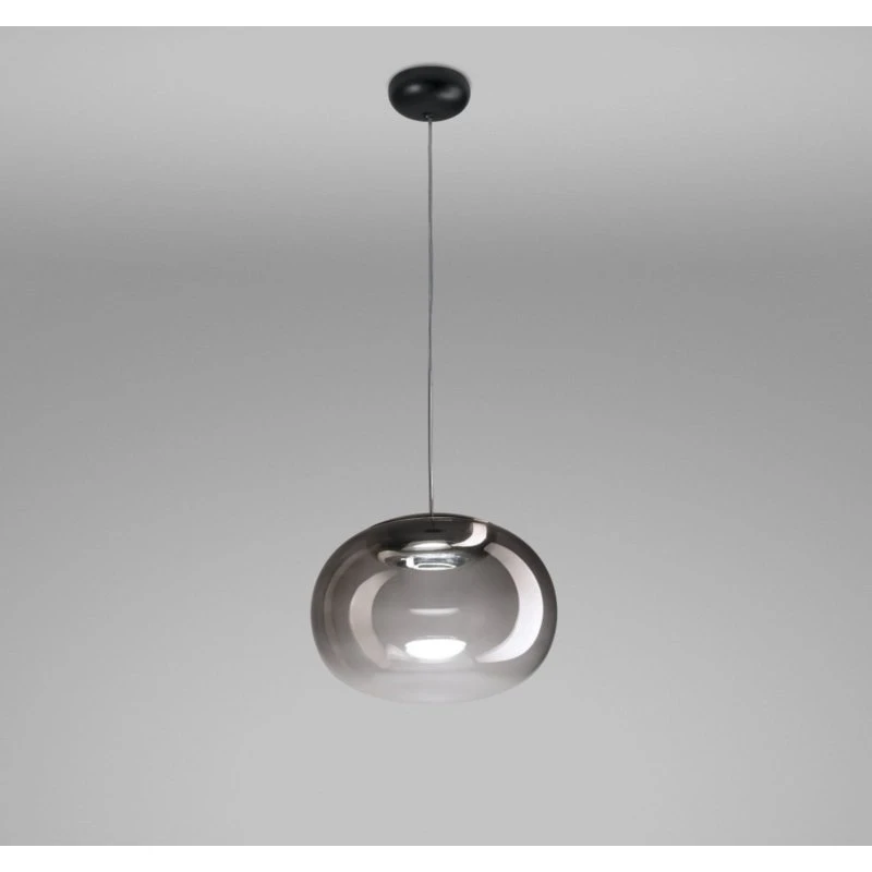 Stilnovo Suspension La Mariée Gris Fumé/Noir