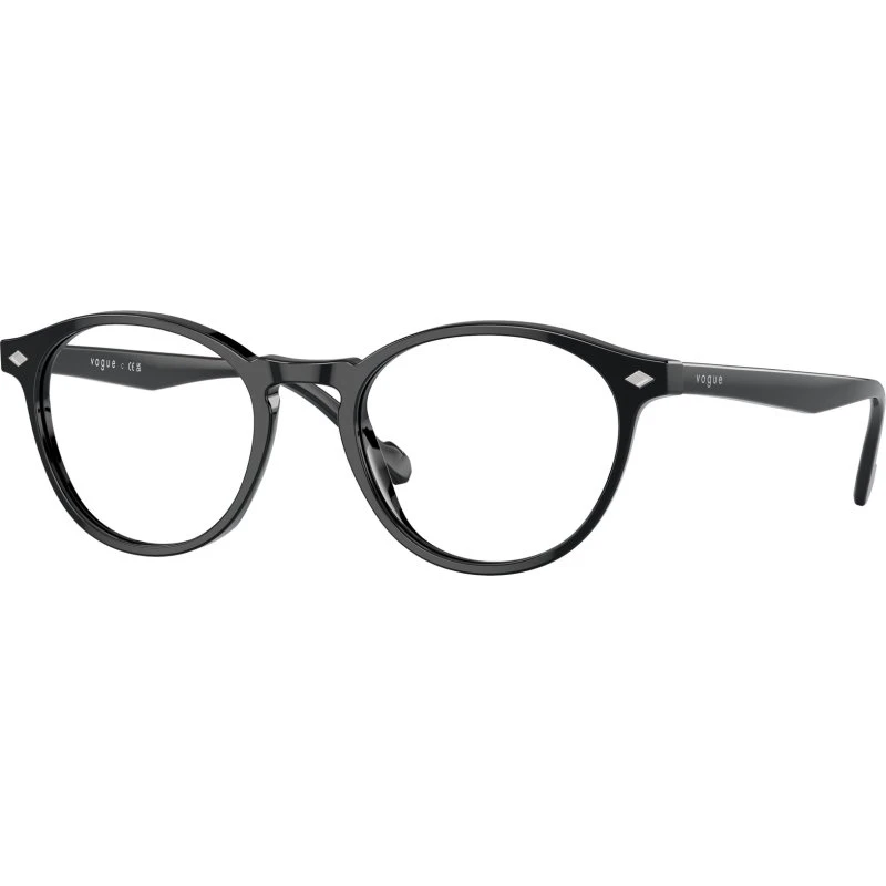 VOGUE EYEWEAR VO5326 W44 - Montures Optiques Rondes en Acétate Noir