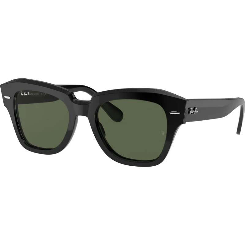 Ray-Ban RB2186 State Street Lunettes de Soleil Carrées Polarisées