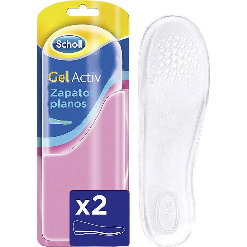 Scholl Semelles Gel Activ pour chaussures plates 38-42