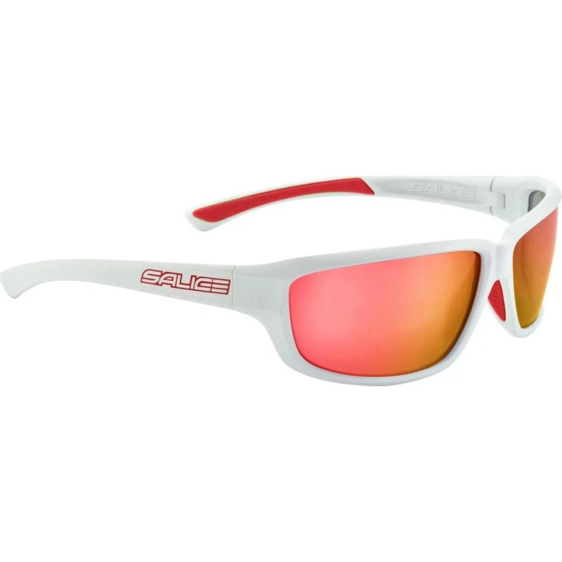 Salice 001RW Lunettes de Soleil Sportives Unisexe - Blanc