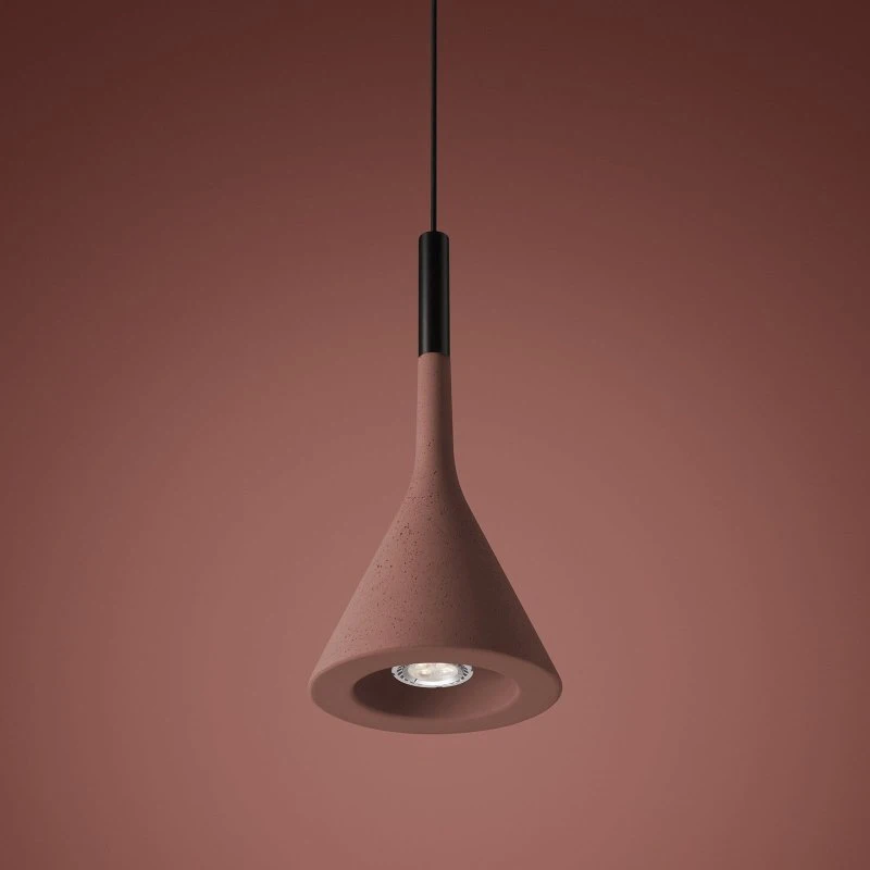 Foscarini Suspension Aplomb Rouge - Design et Éclairage Directionnel