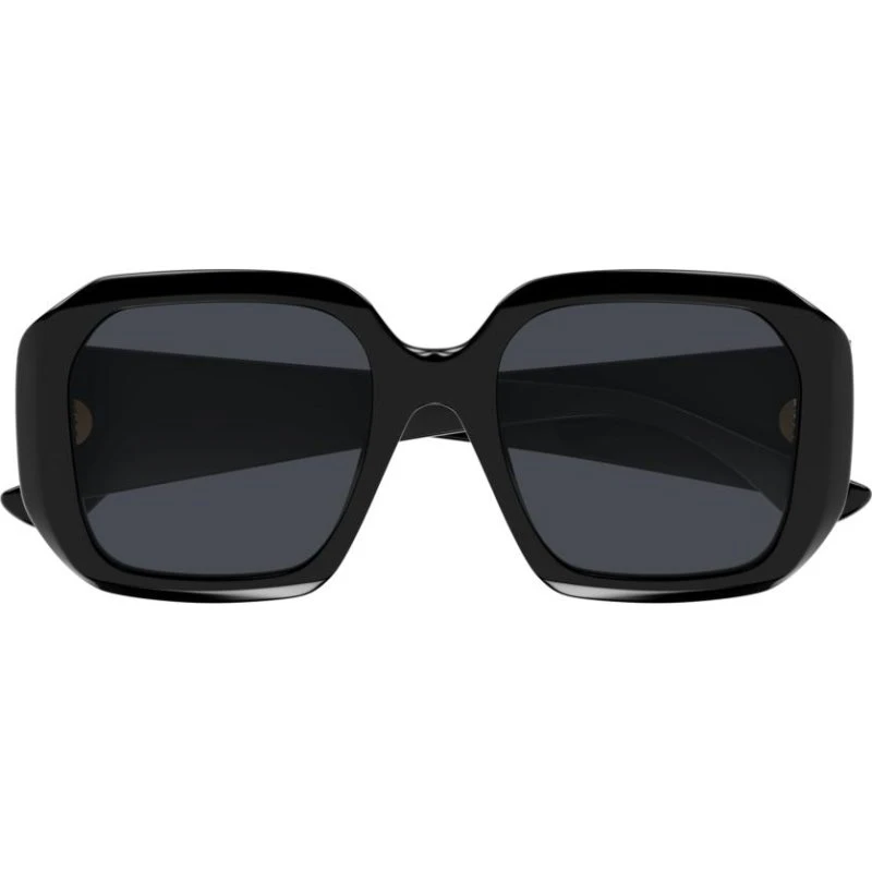 Chloé Ch0300S Lunettes de Soleil Carrées Noires et Bleues