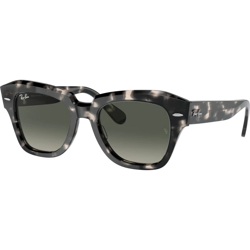 Ray-Ban RB2186 State Street - Lunettes de soleil Carrées Écaille