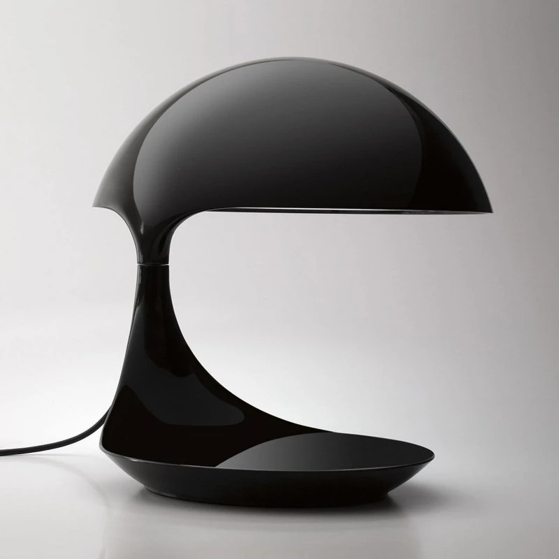 Martinelli Luce Cobra - Lampe à poser rétro noir